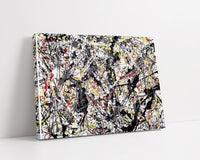 Silver over Black, White, Yellow and Red by Jackson Pollock