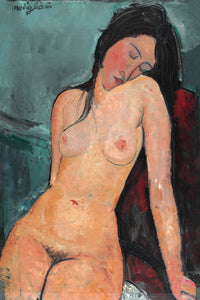 Sitting Nude by Amedeo Modigliani