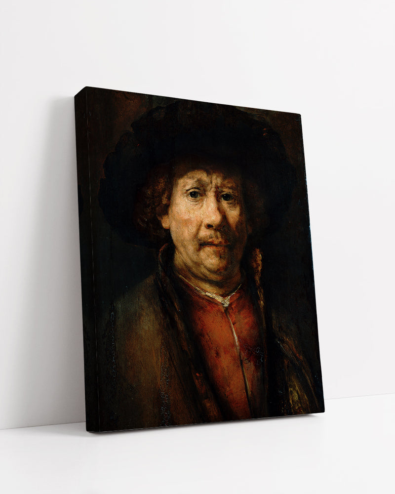 Small Self-Portrait by Rembrandt Harmenszoon van Rijn