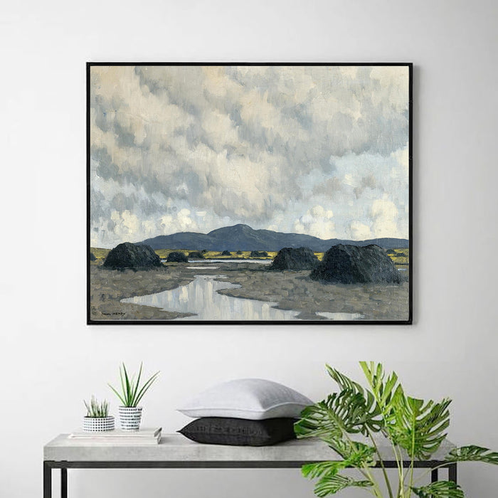 Storm Clouds Over Bog Landscape by Paul Henry