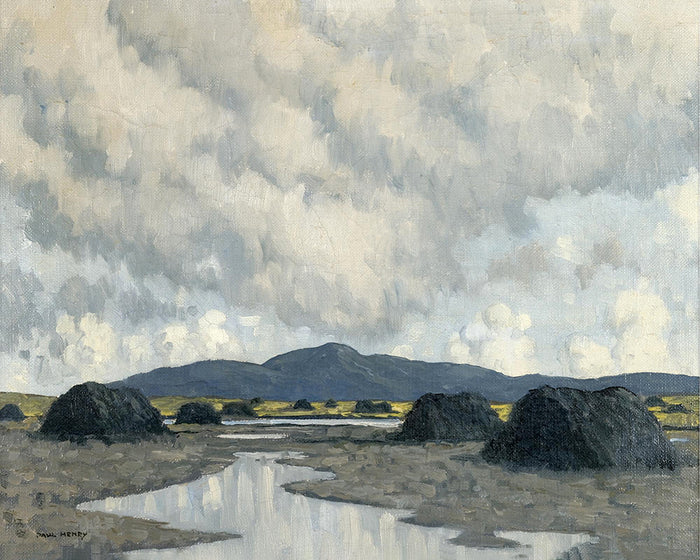 Storm Clouds Over Bog Landscape by Paul Henry