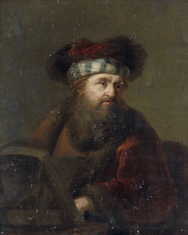 Studies of a Man in Oriental Costume by Rembrandt Harmenszoon van Rijn
