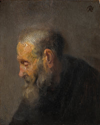 Study Of An Old Man In Profile by Rembrandt Harmenszoon van Rijn