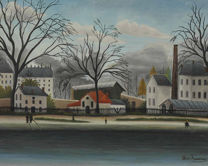 Suburban Scene by Henri Rousseau