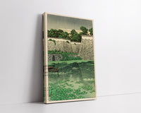 THE RUINS OF FUKUOKA CASTLE by Kawase Hasui