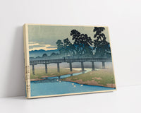 Tabi_miyage_dai_isshū,_Kanazawa_Asanogawa by Kawase Hasui