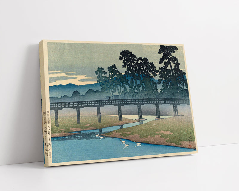 Tabi_miyage_dai_isshū,_Kanazawa_Asanogawa by Kawase Hasui