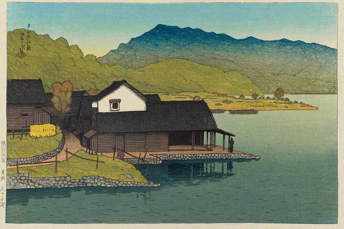 Tabi_miyage_dai_isshū,_Wakasa_Kugushi-ko by Kawase Hasui