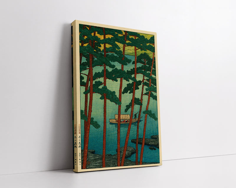 Tabi_miyage_dai_nishū,_Fuyu_no_Rankyō by Kawase Hasui