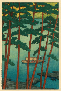 Tabi_miyage_dai_nishū,_Fuyu_no_Rankyō by Kawase Hasui
