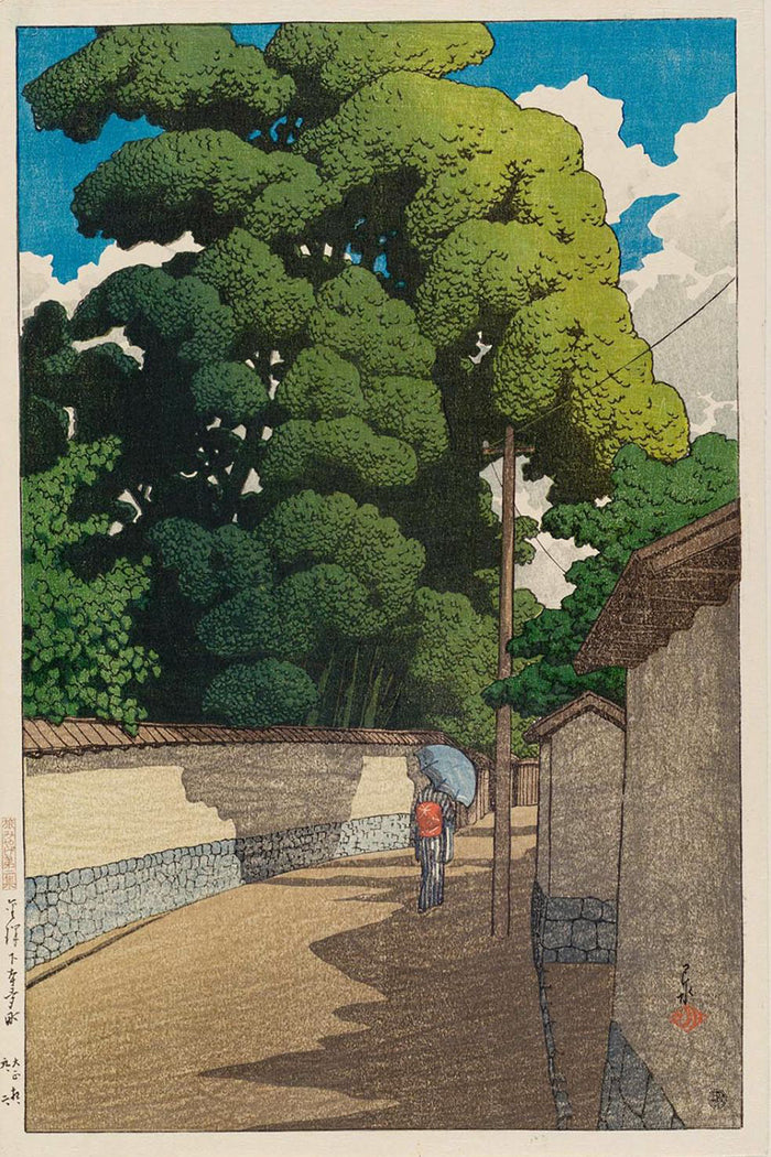 Tabi_miyage_dai_nishū,_Kanazawa_Shimohonda-machi by Kawase Hasui