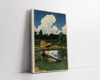 Tabi_miyage_dai_nishū,_Mizuagetoi by Kawase Hasui