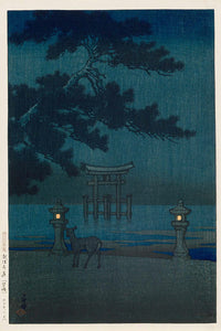 Tabi_miyage_dai_nishū,_Oboroyo by Kawase Hasui