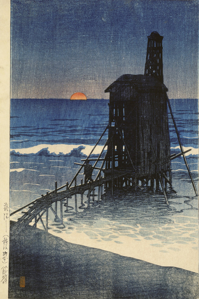Tabi_miyage_dai_nishū,_Rakuyō_ by Kawase Hasui