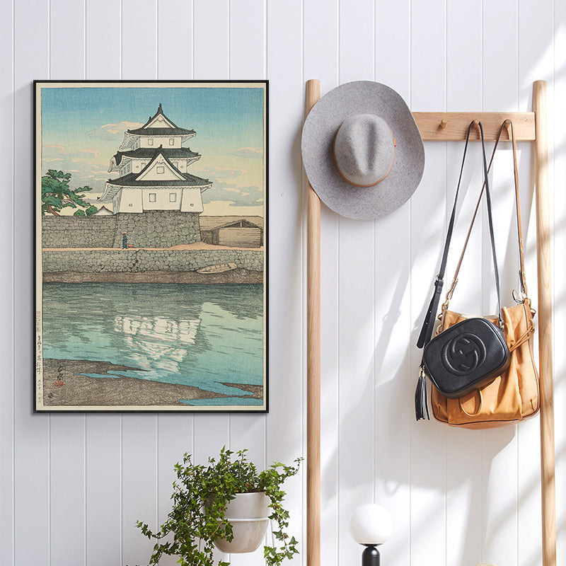 Tabi_miyage_dai_nishū,_Sanuki_Takamatsu-jō by Kawase Hasui