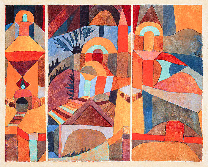 Temple Gardens  by Paul Klee