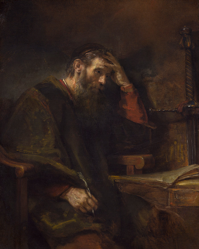 The Apostle Paul by Rembrandt Harmenszoon van Rijn