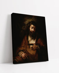 The Apostle Simon,by Rembrandt Harmenszoon van Rijn