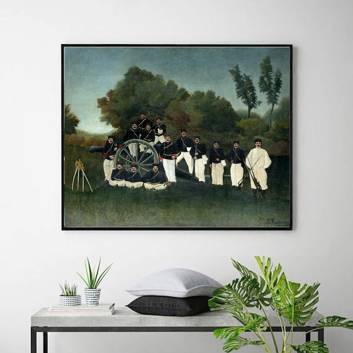 The Artillerymen by Henri Rousseau