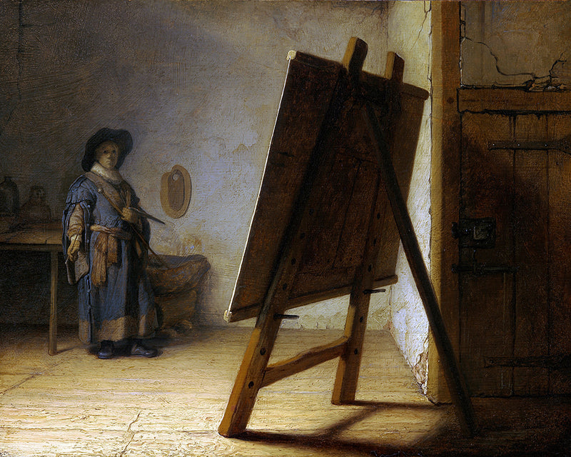 The Artist in his Studio by Rembrandt Harmenszoon van Rijn