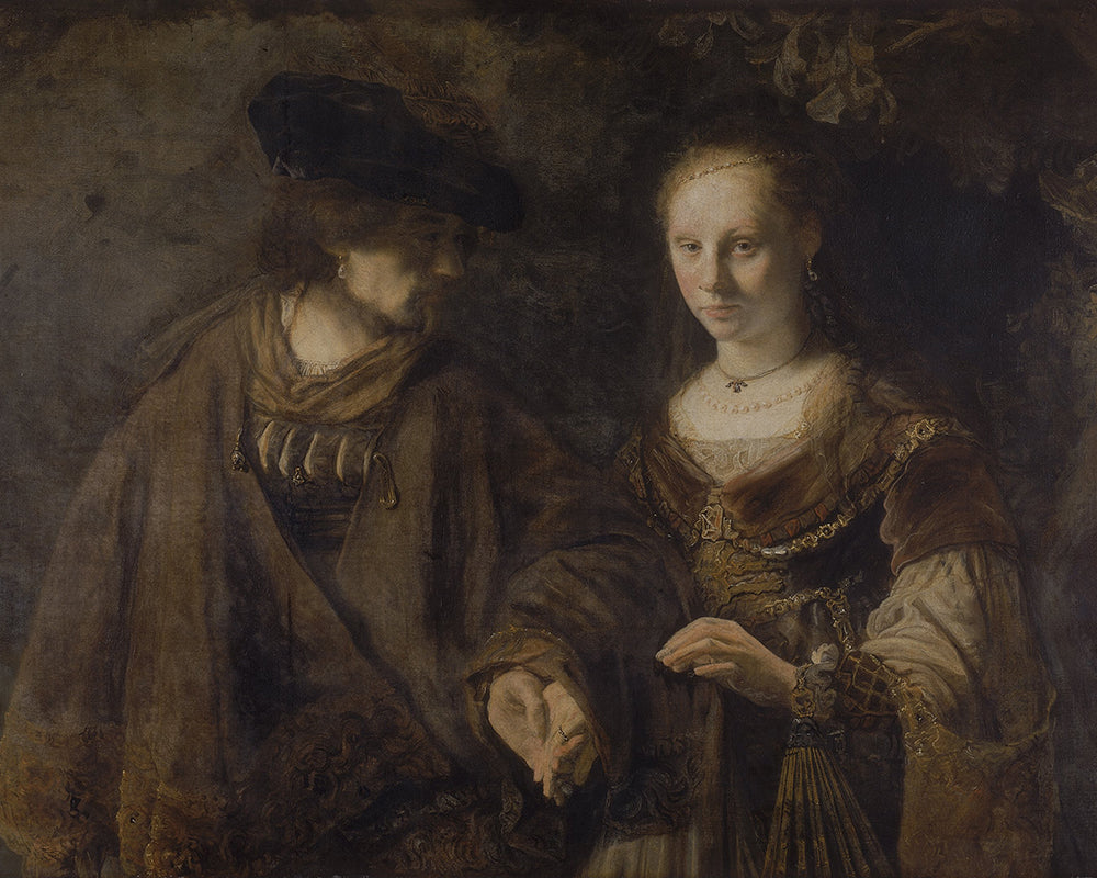 The Betrothal by Rembrandt Harmenszoon van Rijn