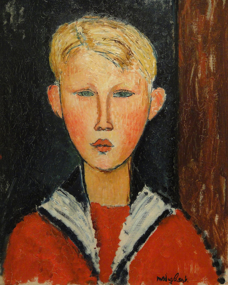 The Blue-Eyed Boy by Amedeo Modigliani