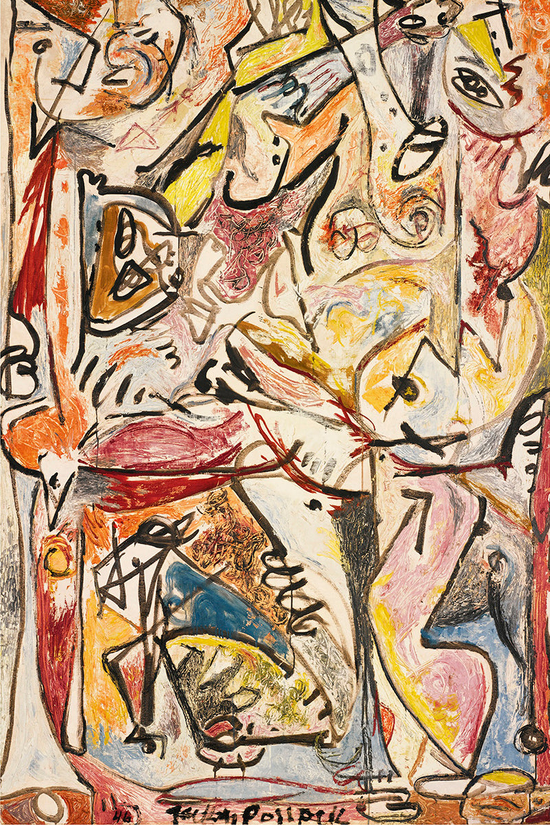 The Blue Unconscious by Jackson Pollock