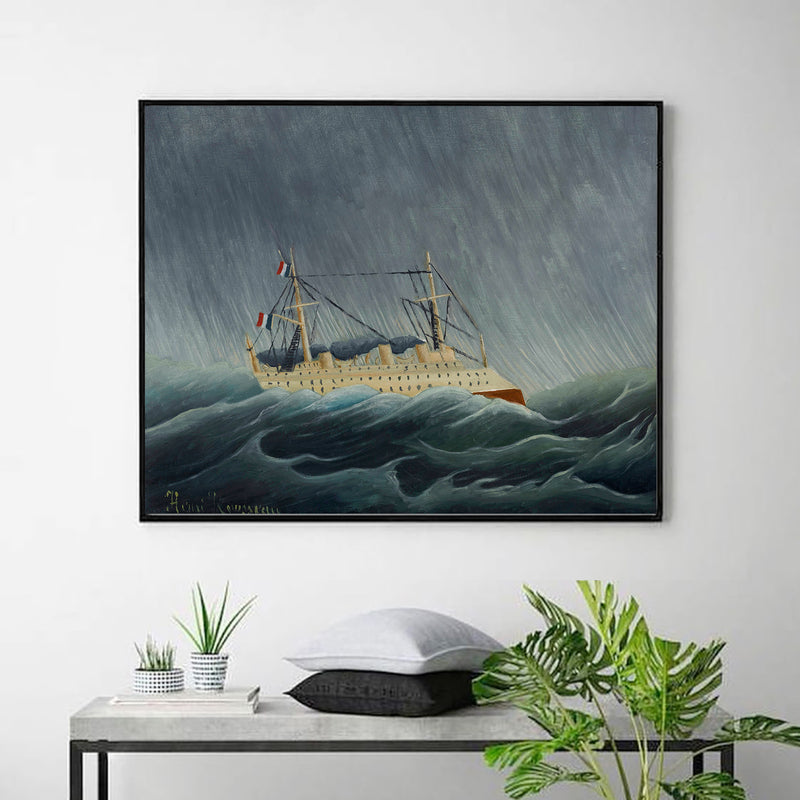 The Boat in the Storm by Henri Rousseau