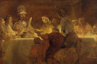 The Conspiracy Of The Batavians Under Claudius Civilis by Rembrandt Harmenszoon van Rijn