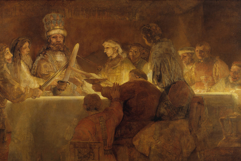 The Conspiracy Of The Batavians Under Claudius Civilis by Rembrandt Harmenszoon van Rijn