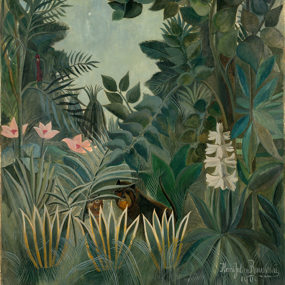The Equatorial Jungle by Henri Rousseau