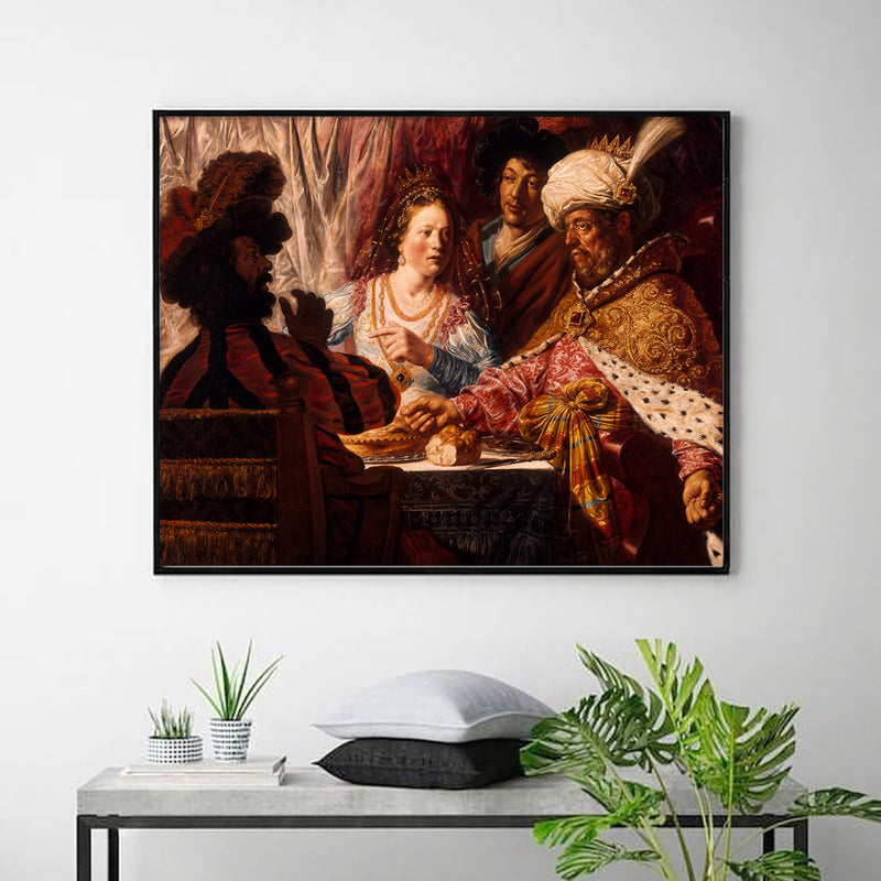 The Feast of Esther by Rembrandt Harmenszoon van Rijn