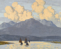 The Fishing Fleet, County Galway  by Paul Henry