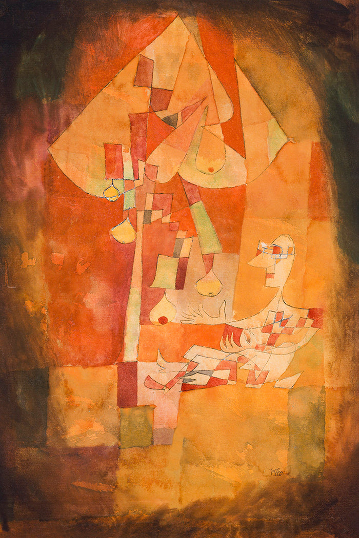 The Man Under the Pear Tree  by Paul Klee