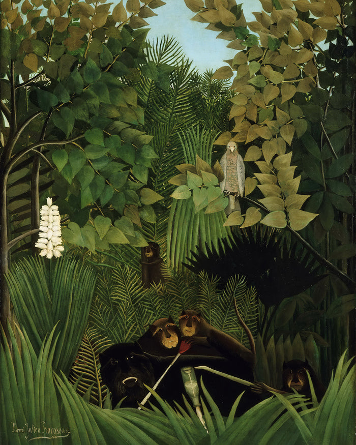 The Merry Jesters by Henri Rousseau