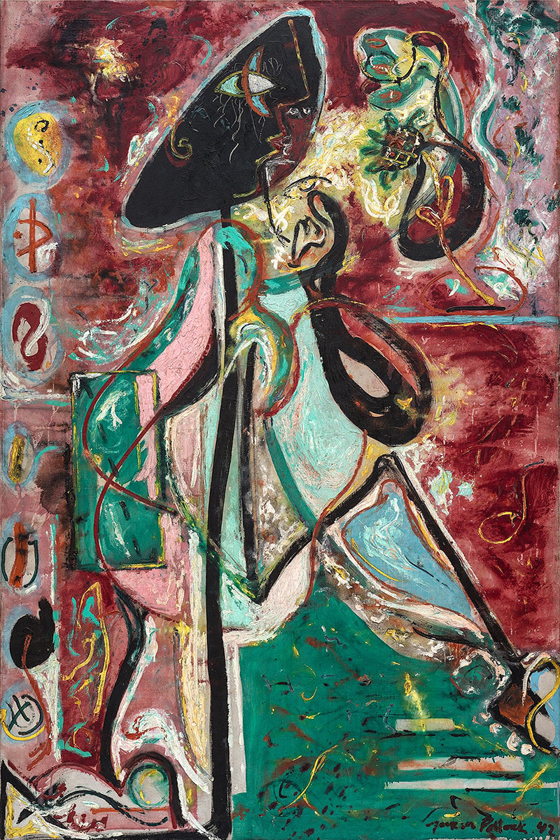 The Moon Woman by Jackson Pollock