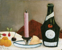 The Pink Candle by Henri Rousseau