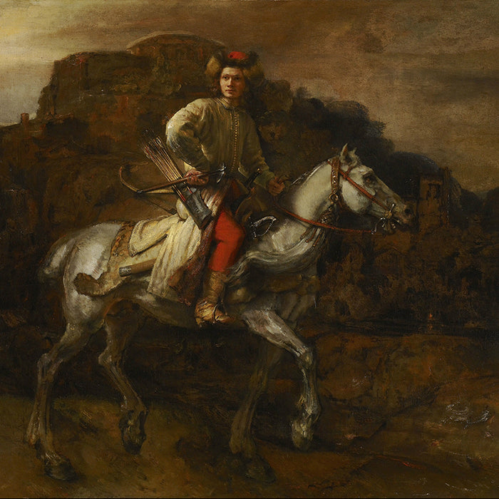 The Polish Rider by Rembrandt Harmenszoon van Rijn