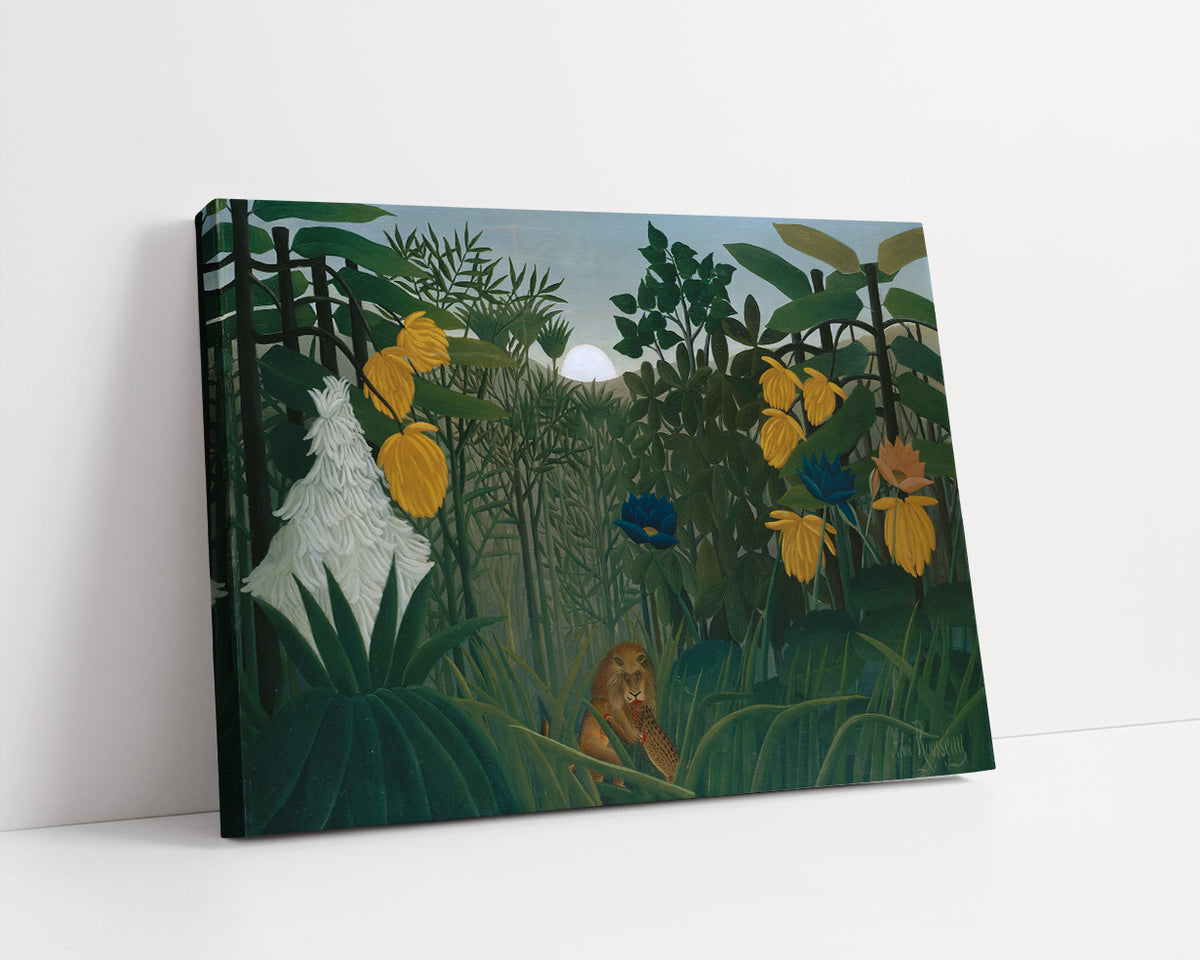 The Repast of the Lion by Henri Rousseau