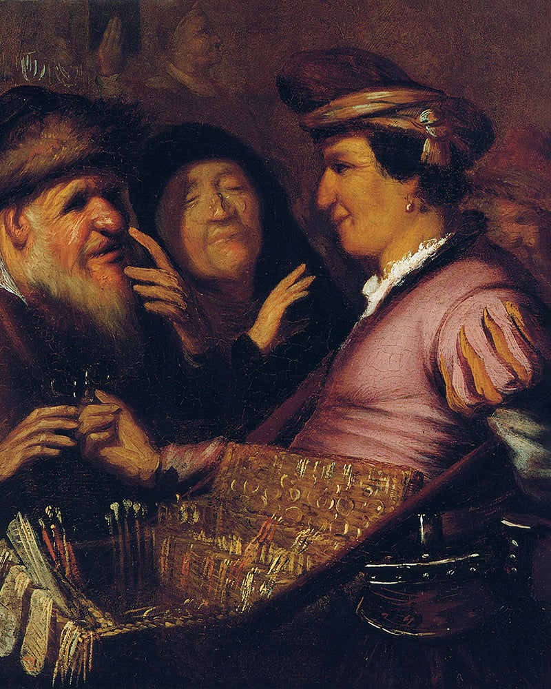 The Spectacle-pedlar  by Rembrandt Harmenszoon van Rijn