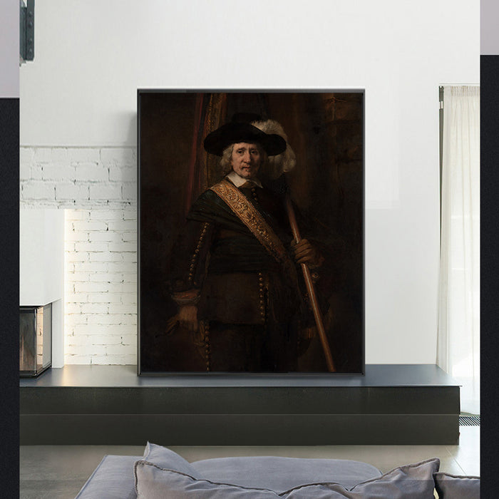 The Standard Bearer  by Rembrandt Harmenszoon van Rijn