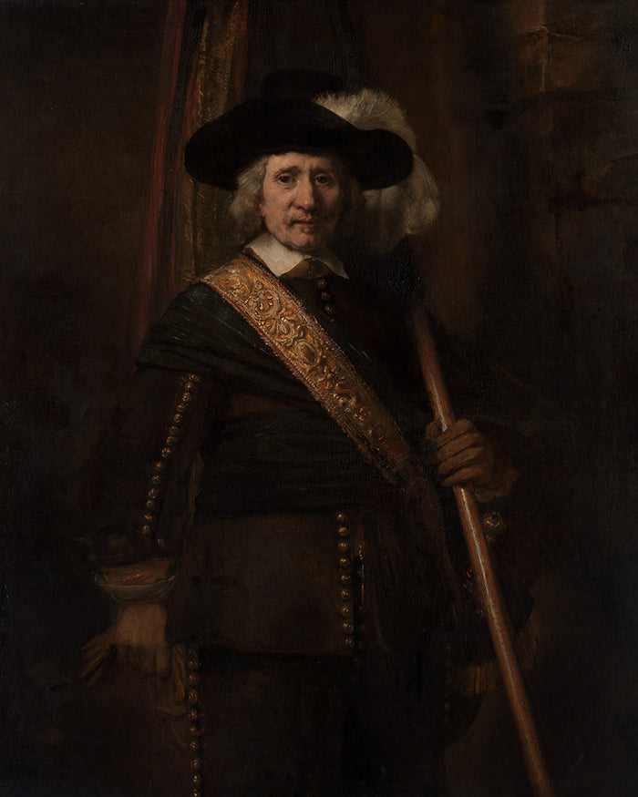 The Standard Bearer  by Rembrandt Harmenszoon van Rijn