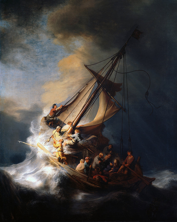 The Storm on the Sea of Galilee by Rembrandt Harmenszoon van Rijn