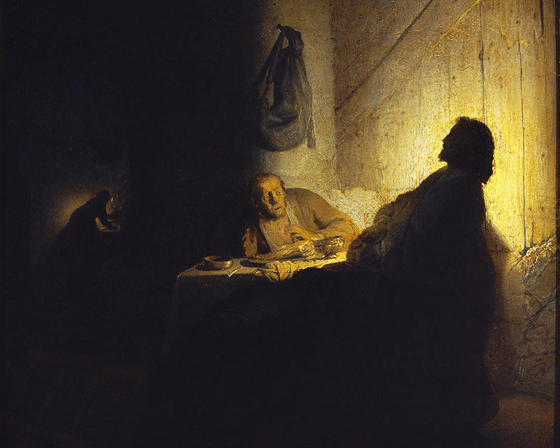 The Supper at Emmaus by Rembrandt Harmenszoon van Rijn