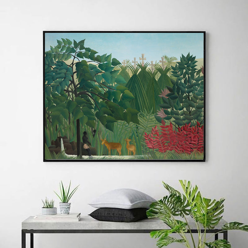 The Waterfall by Henri Rousseau