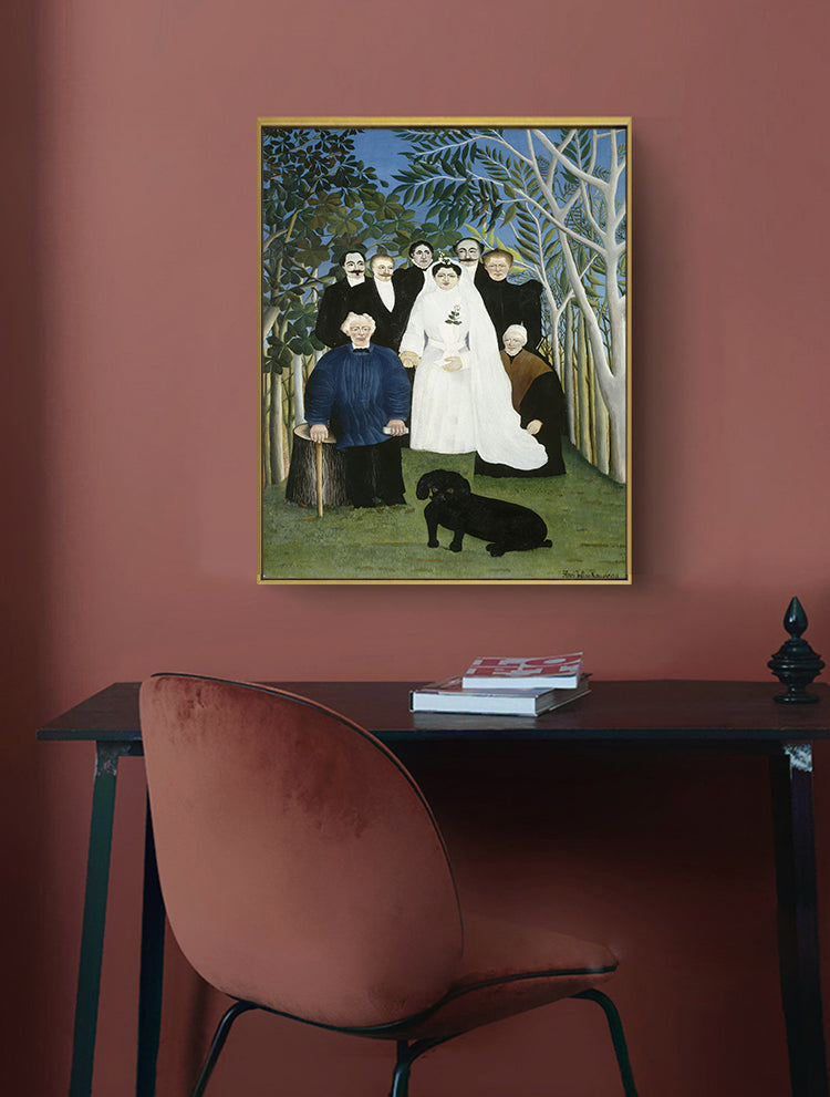 The Wedding Party by Henri Rousseau