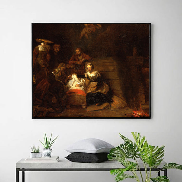 The Worship of the Child by Rembrandt Harmenszoon van Rijn