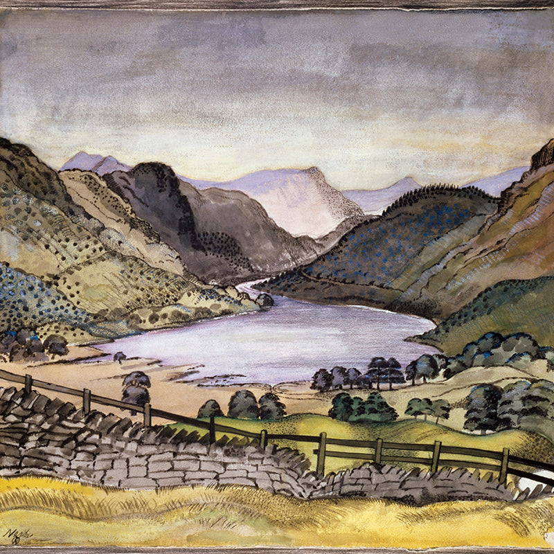 Thirlmere painting in high resolution by Paul Nash