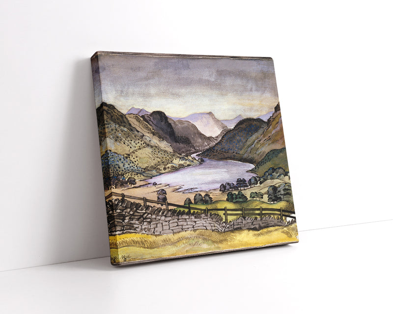 Thirlmere painting in high resolution by Paul Nash