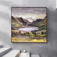 Thirlmere painting in high resolution by Paul Nash